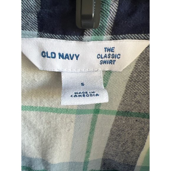 Old Navy Women's S Flannel Shirt Plaid Button Front Soft Winter Top - Picture 3 of 5